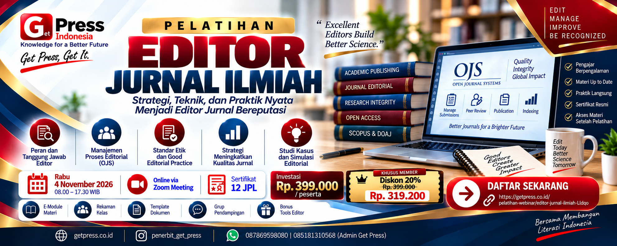 Pelatihan Editor Jurnal