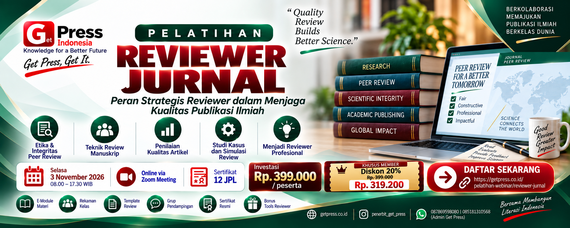 Pelatihan Reviewer Jurnal, UKOM, Scopus