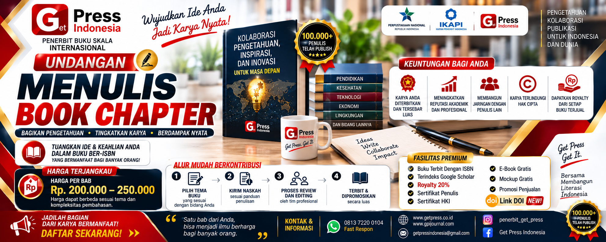 Kolaborasi Menulis, Buku Ajar, Buku Referensi, Buku Monograf, Book Chapter